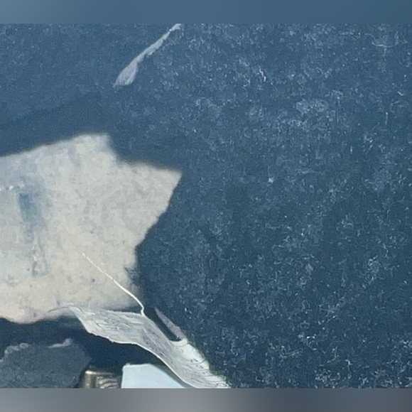 UGG KILMER EXPOSED FUR WATER-RESISTANT WOMEN BOOTS LEATHER BLACK US Sz 6 - Picture 7 of 9